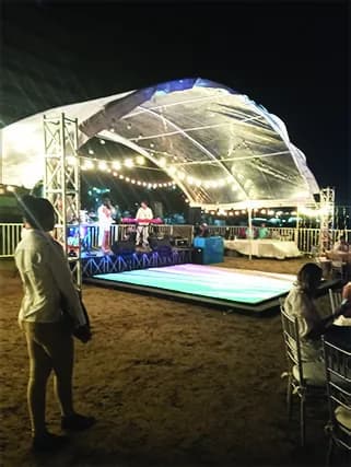 Escenario de entretenimiento