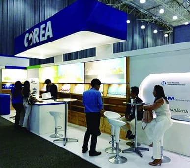 Stand construido para feria