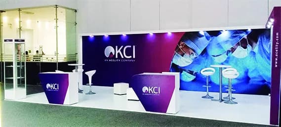Stand diseñado y construido para feria